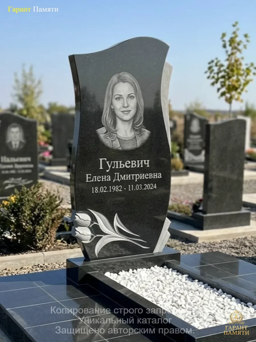 Памятник из гранита Розы 202